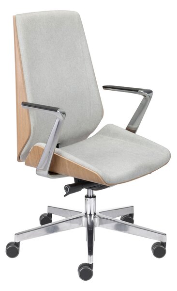 Scaun de birou Moon Wood AL1 - Furnir de stejar