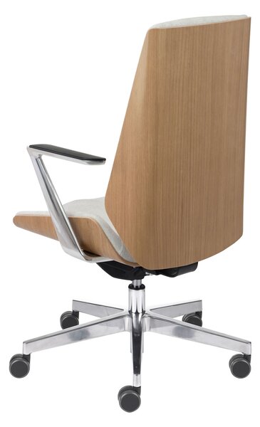 Scaun de birou Moon Wood AL1 - Furnir de stejar