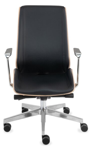 Scaun de birou Moon Wood AL1 - Furnir de stejar