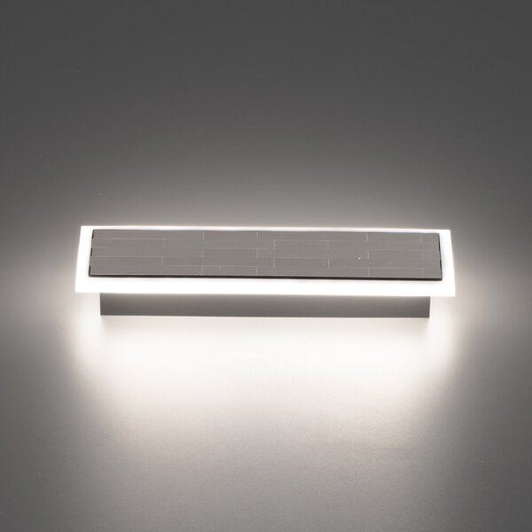FISCHER & HONSEL Aplică de perete cu LED Aluro, metal, culoare nichel, CCT, dimabil, reglabil, Metalic, Camera de zi / sufragerie, Metal, Modern
