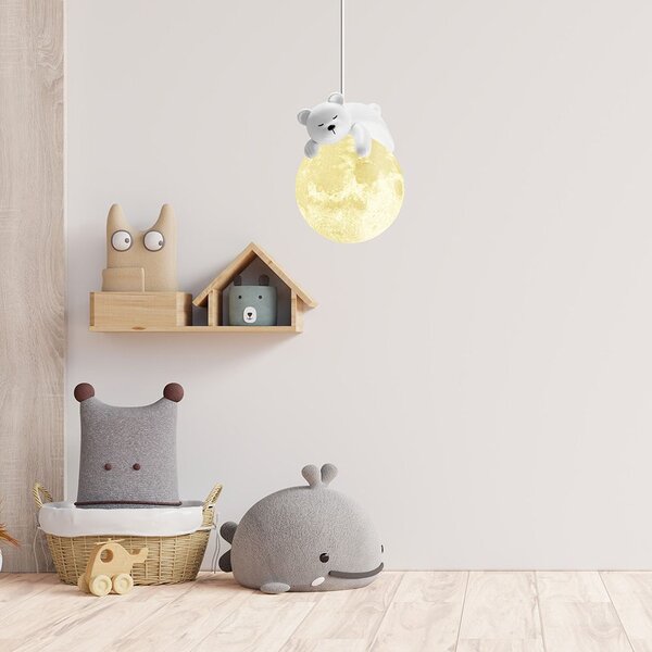 Lampă suspendată WHITE BEAR APP1597-1CP