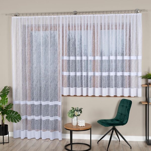 Perdea din jacard VIKTORIA dreaptă ușă de balcon 200 x 250 cm
