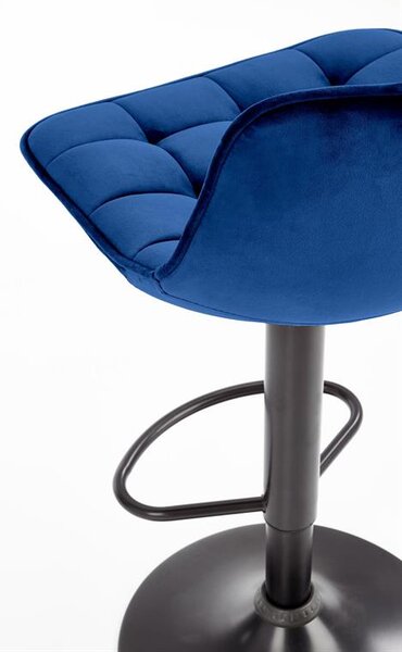 Scaun tip bar Hertha (albastru închis). 1039570