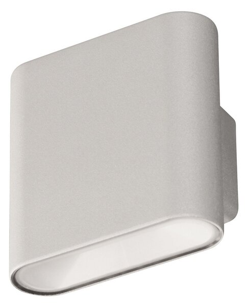 FH Lighting Lampă de perete LED reîncărcabilă Magnetics, argintie, sus & jos, lățime, reglabil, Gri, Camera de zi / sufragerie, Metal, Modern