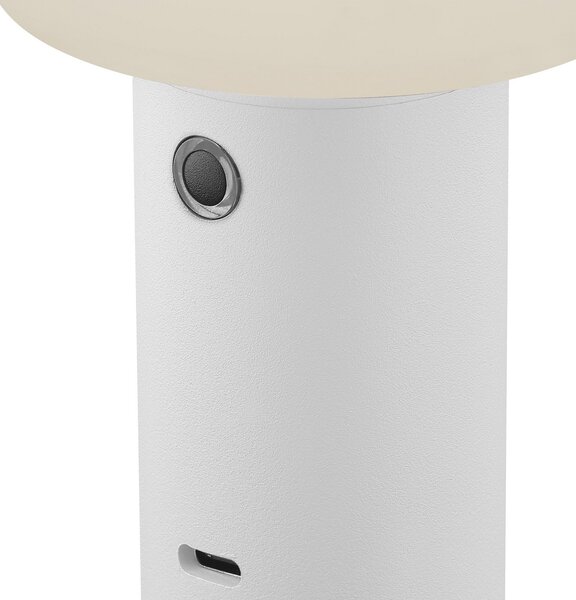 HELL Tiny-B LED lampă de masă reîncărcabilă, alb, înălțime 13 cm, IP54, USB, reglabil, Alb, Plastic, Viața tânără