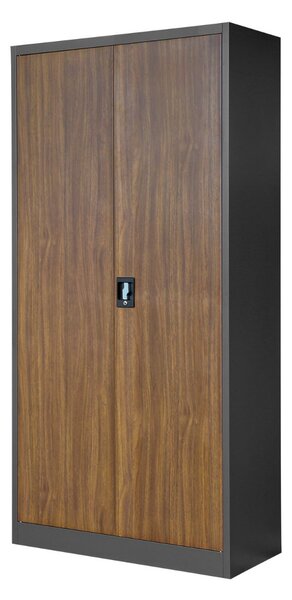 Dulap metalic Jan antracit-nuc (90x185 cm)