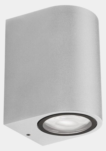 LEDS-C4 Lampă de perete pentru exterior Eko Single, alb, lățime 7 cm, aluminiu, reglabil, Alb, Aluminiu, Modern