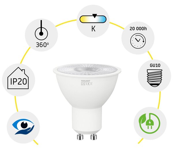 Bec cu LED RSL041 GU10 5W Neutral