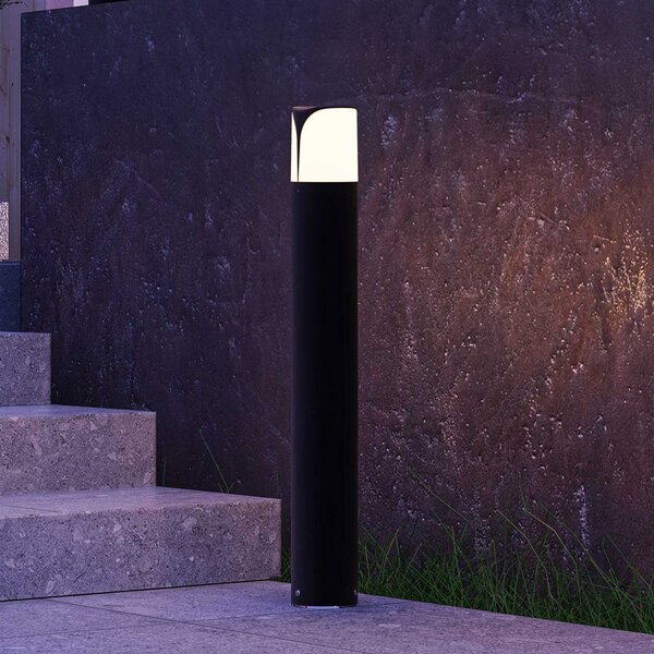 Forlight Astra bornă luminoasă, antracit, aluminiu, înălțime 80 cm, Negru, Aluminiu, Modern