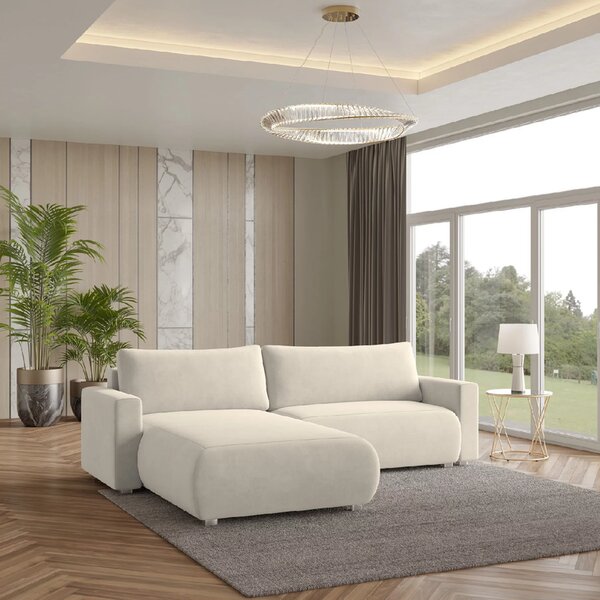 Coltar extensibil MONORA, crem, colt interschimbabil
