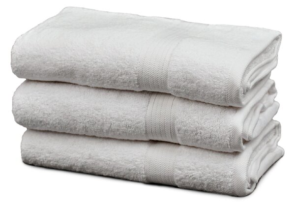 Prosop SOFT 70x125 cm alb, 100% bumbac