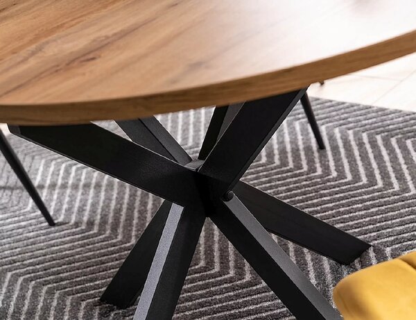 OFERTA Masa extensibila de dining GASTON 100(135)X100 cm, decor stejar artisan calitate a II-a