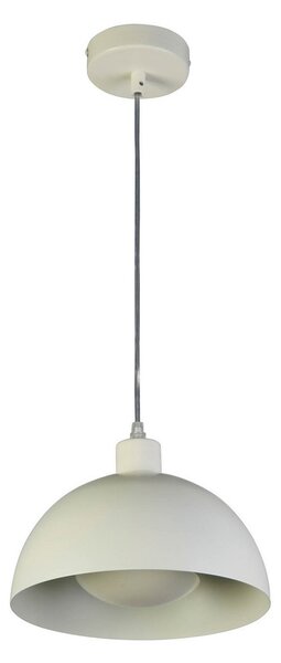 Searchlight Lampă suspendată Mars, crem, Ø 25 cm, oțel, reglabil, Bej, Bucătărie, Metal, Scandinavă