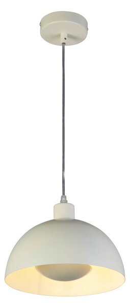 Searchlight Lampă suspendată Mars, crem, Ø 25 cm, oțel, reglabil, Bej, Bucătărie, Metal, Scandinavă
