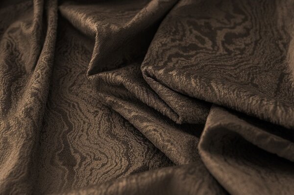 Draperie opaca DUNES VELVET 140x250 cm, maro Agatat: Rejansa