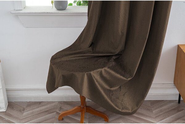 Draperie opaca DUNES VELVET 140x250 cm, maro Agatat: Rejansa