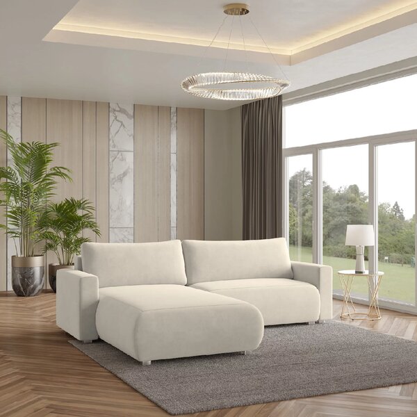 Coltar extensibil MONORA, crem, colt interschimbabil