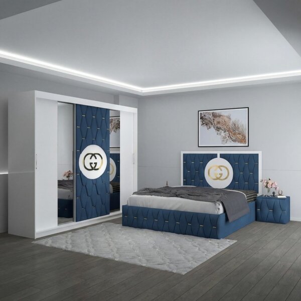Dormitor Cod 250 Albastru 160x200