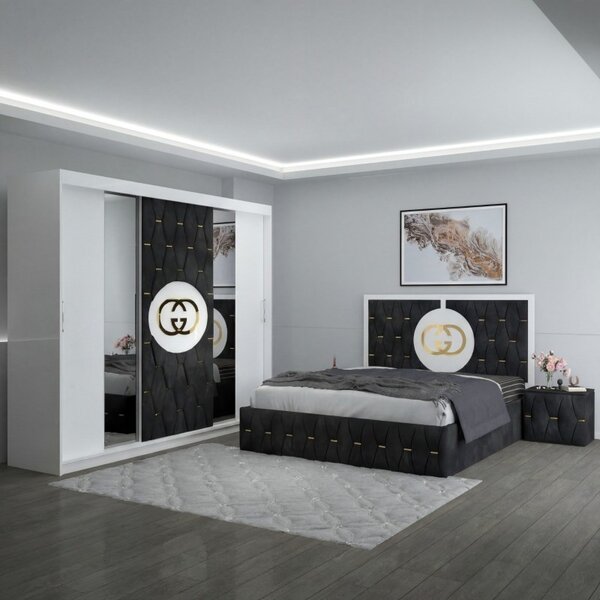 Dormitor Cod 250 Negru 160x200