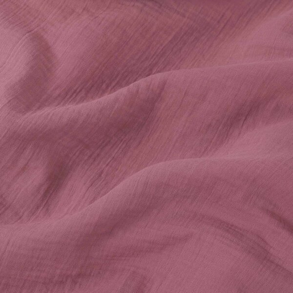 Goldea lenjerie de pat din muselină – burgundy pastelat 150 x 200 și 50 x 60 cm