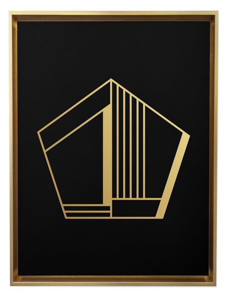 Art Deco 9 Gold