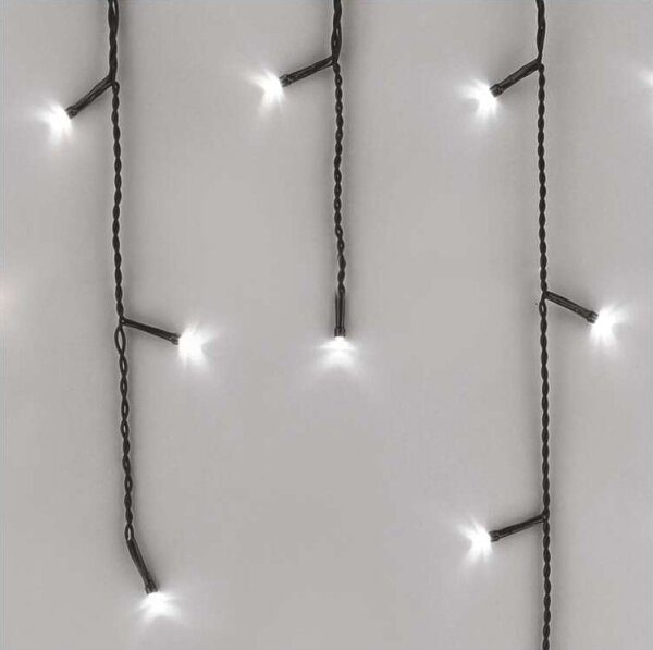 Instalație LED de Crăciun de exterior 200xLED/8 moduri 8,6m IP44 alb rece