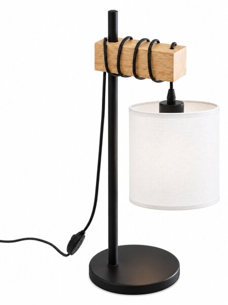 BRILAGI - Lampă de masă NUBILA 1xE27/40W/230V maro/negru/alb
