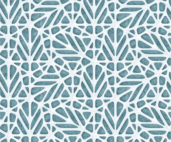 Lattice Tiles Sky blue