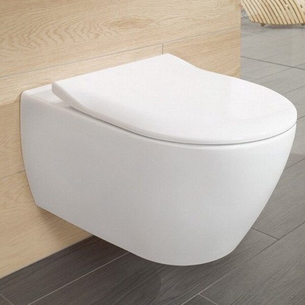Vas WC suspendat Villeroy & Boch, Subway 2.0, direct flush, fara capac, alb alpin