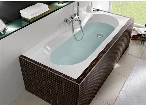 Cada pentru inzidire Villeroy & Boch, Oberon, 170 x 70 cm, alb alpin