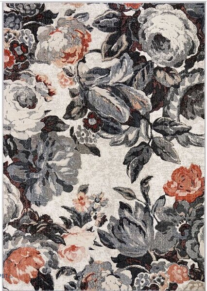 Covor Sufragerie Dormitor, Model Anny 33011 085, Model Floral, Multicolor 78x150