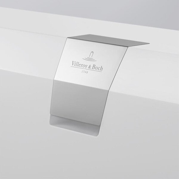 Cada dreptunghiulara Villeroy & Boch, Squaro Edge, pentru inzidire, 190 x 90 cm, alb alpin