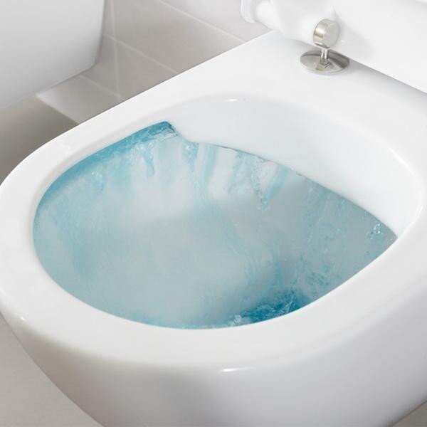 Set vas WC suspendat Villeroy & Boch, O.Novo, direct flush, cu capac soft close si quick release, alb alpin