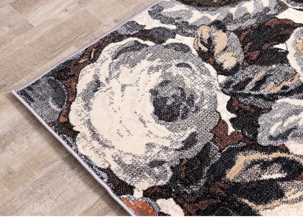 Covor Sufragerie Dormitor, Model Anny 33011 085, Model Floral, Multicolor 78x150
