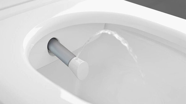 Set vas WC suspendat, Villeroy & Boch, ViClean-I100, DirectFlush, vas cu functie de bideu, alb