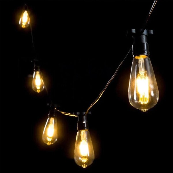 Bec ST64 LED transparent din sticla Dimabil E27 4W