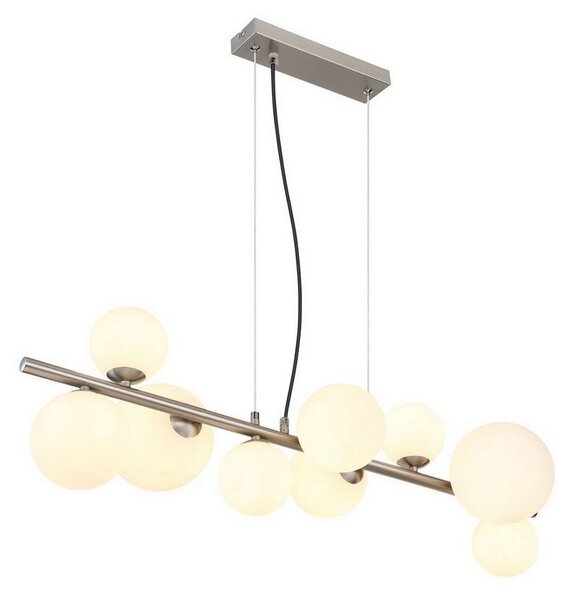 Lustră LED pe cablu RIHA 9xG9/3W/230V crom Globo 56140-9H