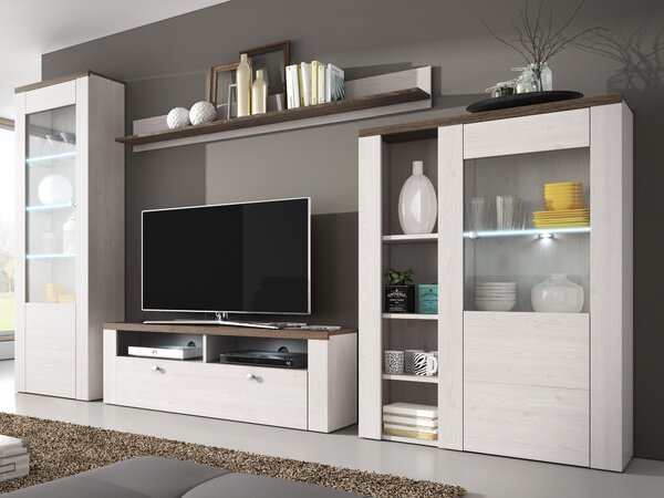 Mobilier living Larita Typ 10 (sibiu larche + Stejar sonoma trufă). Promo -12%. 1030519