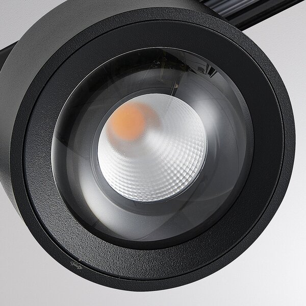 Molto Luce LED reflector trifazat Mag, negru, 827, reglabil, Negru, Studiu / Birou, Aluminiu, Modern