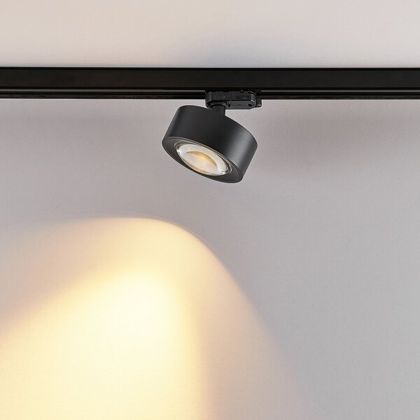 Molto Luce LED reflector trifazat Mag, negru, 827, reglabil, Negru, Studiu / Birou, Aluminiu, Modern