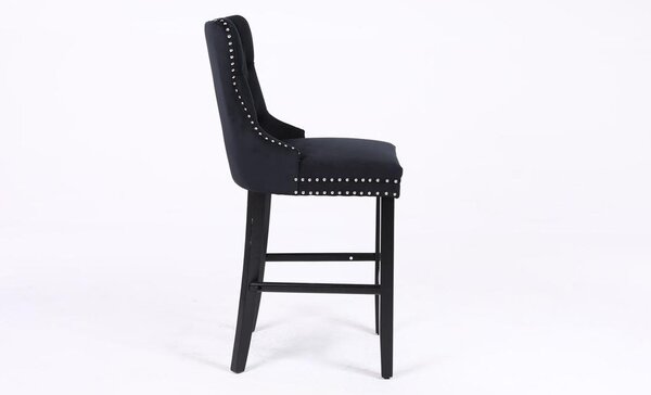 Scaun Bar KJC10177 Negru