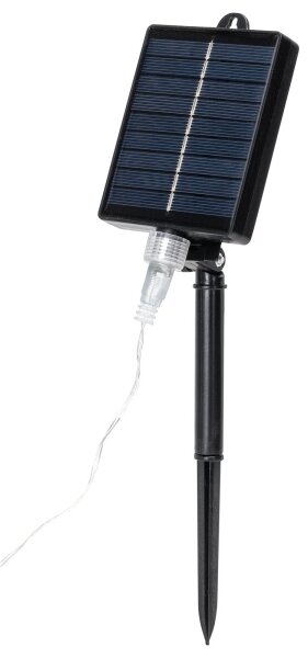 Aigostar - Ghirlandă solară LED, 192 LED, 8 m, IP65, alb rece