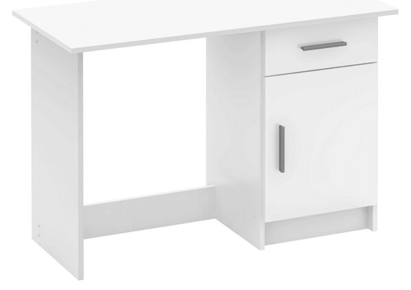 Birou SIRISS NEW, alb, DTD laminat, 109x50x75 cm