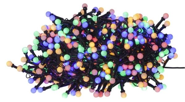 Eglo - Ghirlandă luminoasă LED de exterior pentru Crăciun BERRY MINI, 700 LED/8 funcții, 19 m, multicoloră, IP44