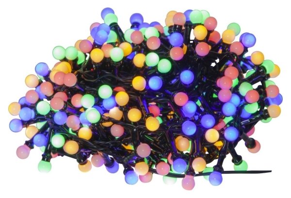 Eglo - Ghirlandă luminoasă LED de exterior pentru Crăciun BERRY MINI, 700 LED/8 funcții, 19 m, multicoloră, IP44