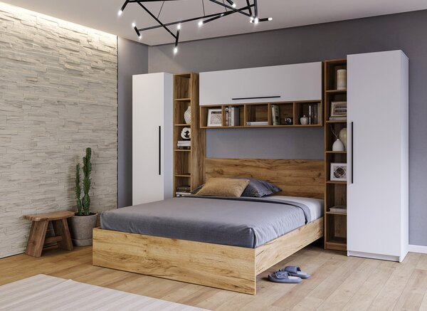 Pat 140, 160, 180 x 200 - Dormitor Timber - 140x200