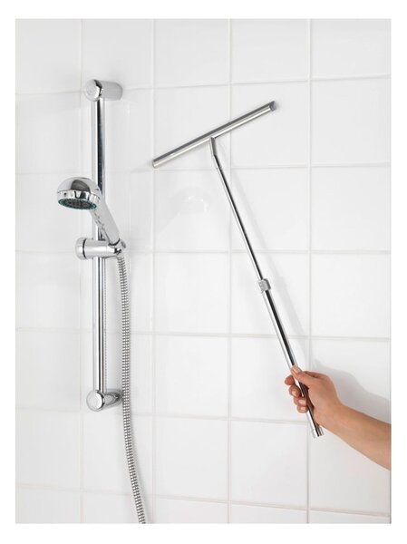 Racletă cu mâner telescopic pentru duș Wenko
