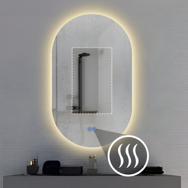 Oglindă LED 50x80cm S027