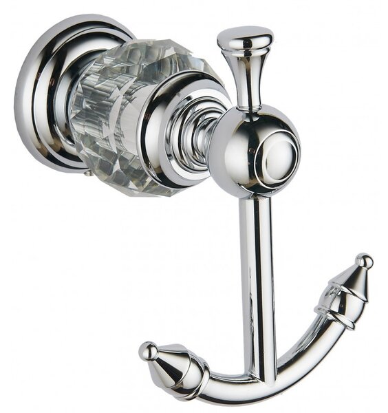 Mexen Accesorii Mexen, suport prosop ESTELA, 2 carlige, crom, 7011535-00