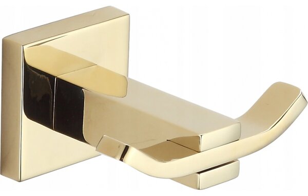 Mexen Accesorii Mexen, suport pentru prosoape VANE, 2 carlige, auriu, 7020935-50